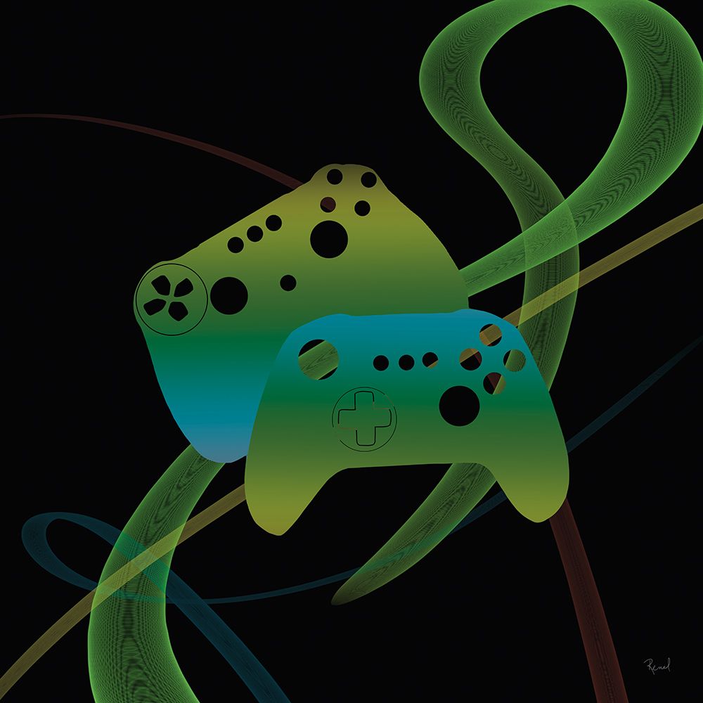 Gaming Controllers 2 art print by Renel Peters for $57.95 CAD