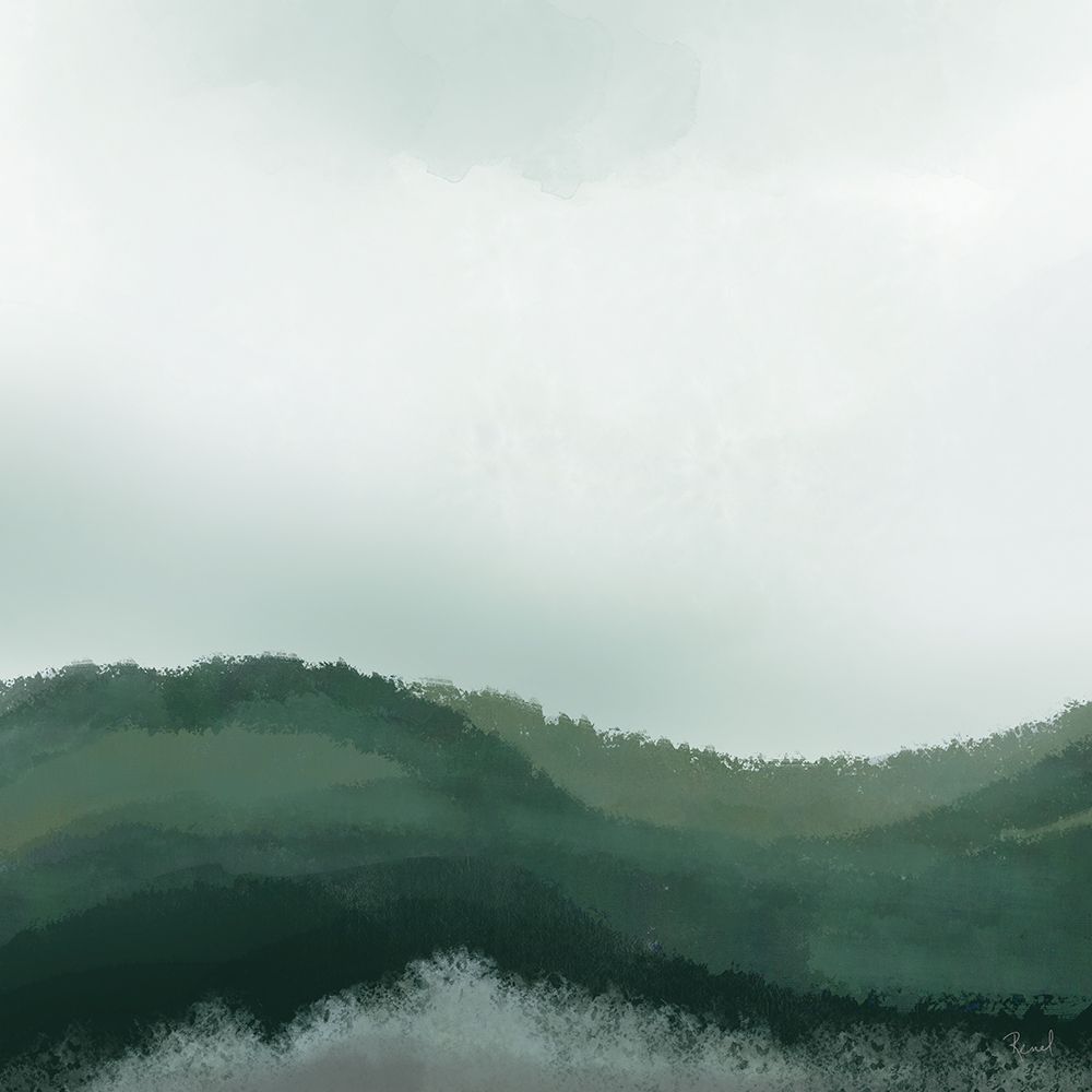 Mist In The Mountains 2 Green art print by Renel Peters for $57.95 CAD