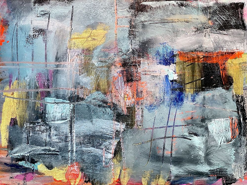 Painted Conversation art print by Phyllis Spina for $57.95 CAD