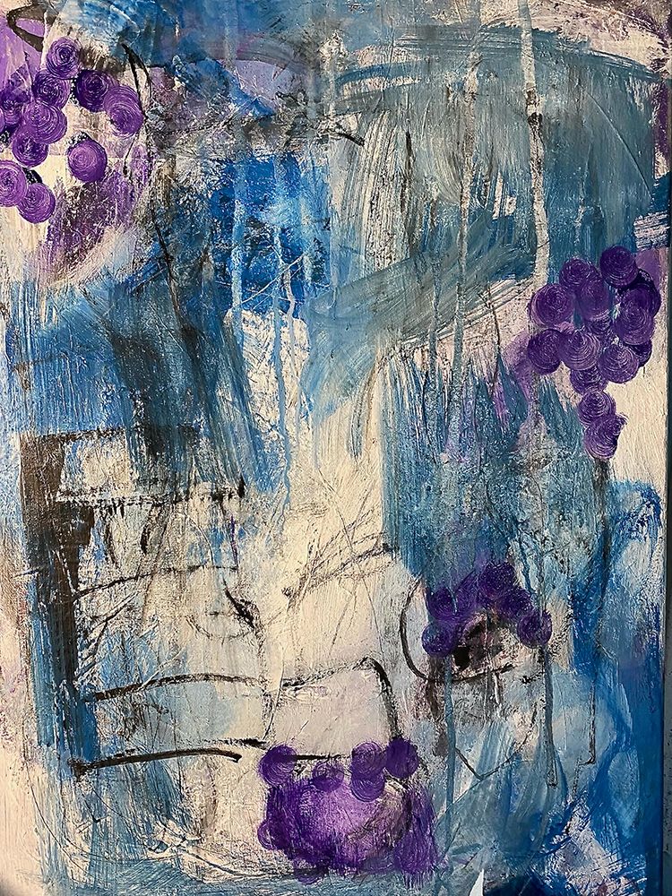 Purple Slashes art print by Phyllis Spina for $57.95 CAD