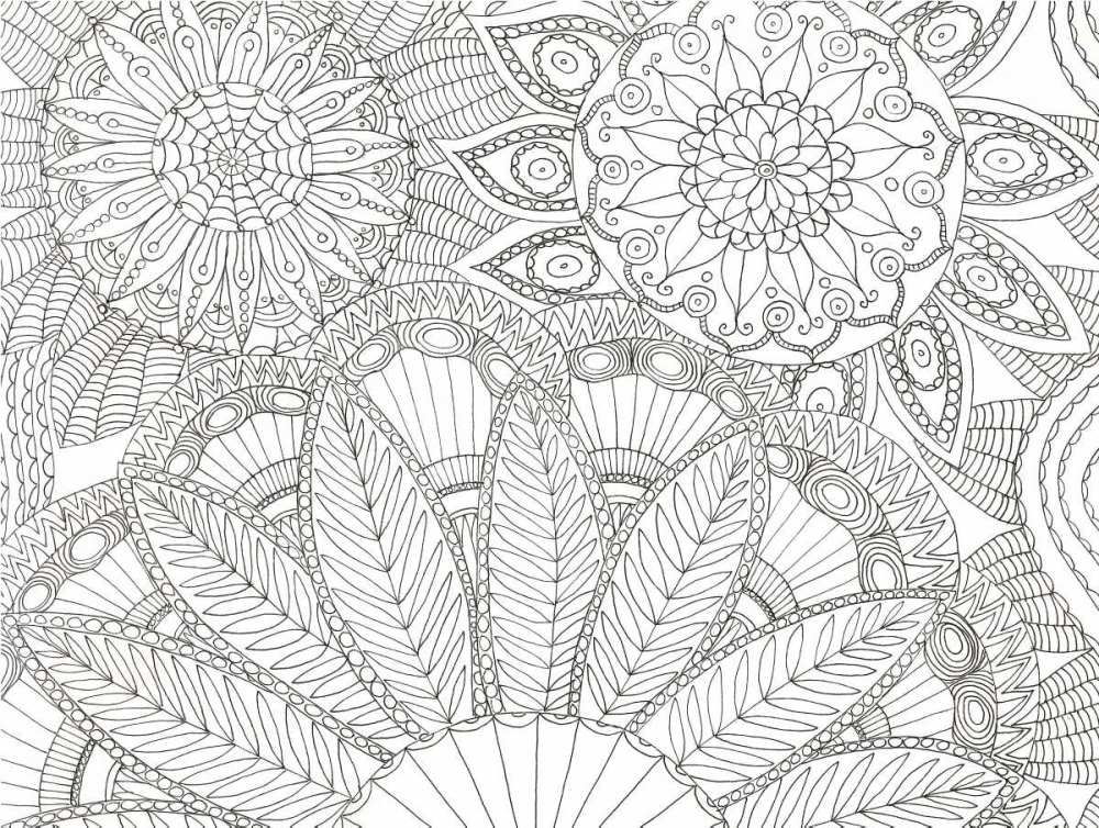 Jungle Flora 3 Less art print by Pam Varacek for $57.95 CAD