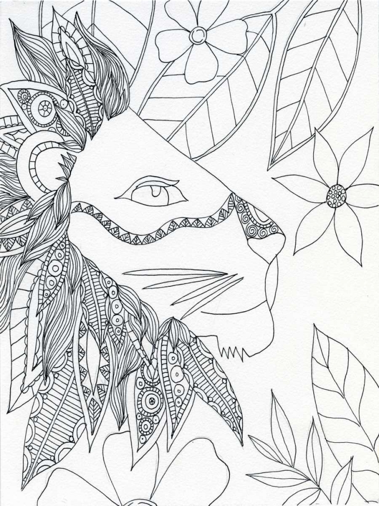 String Lion art print by Pam Varacek for $57.95 CAD