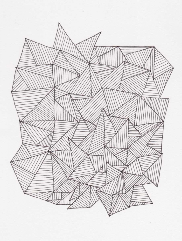 Triangle Jungle 1 art print by Pam Varacek for $57.95 CAD