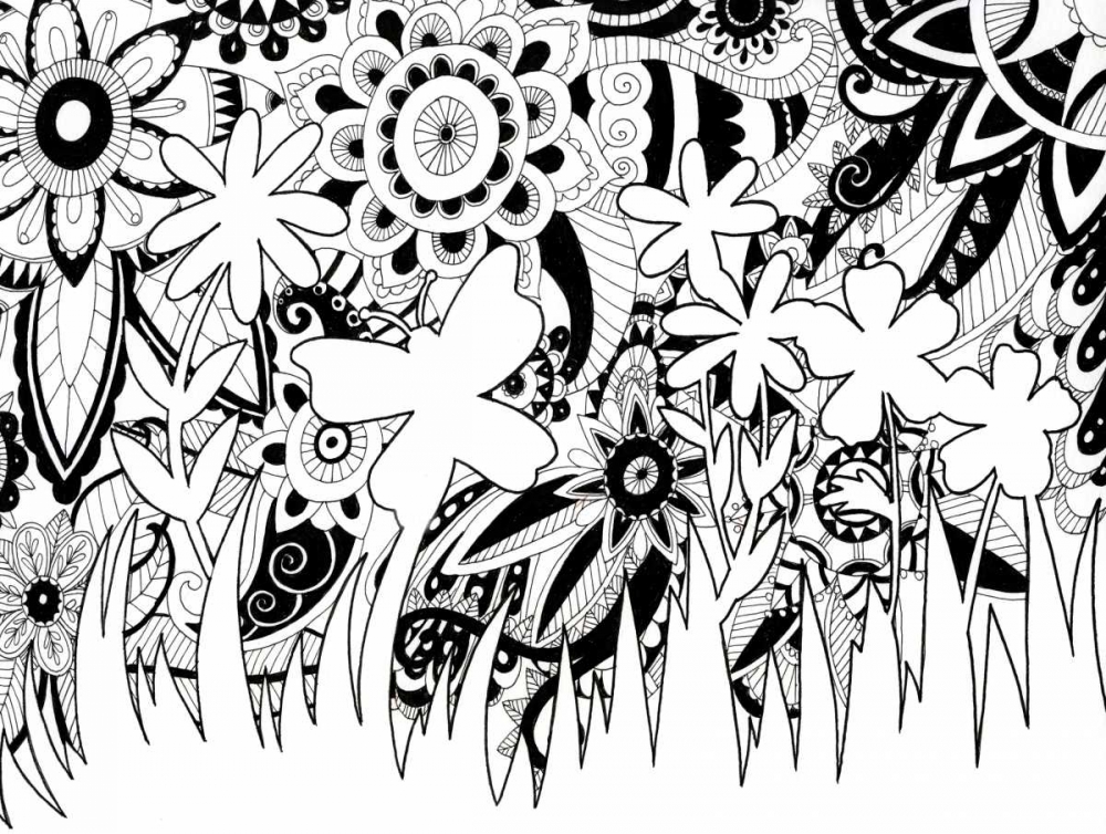 Mozaic Silhouette art print by Pam Varacek for $57.95 CAD