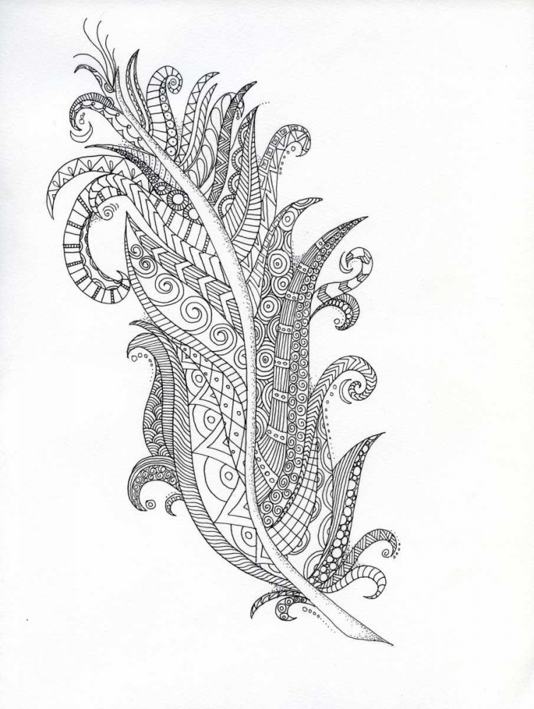 Structured Feather art print by Pam Varacek for $57.95 CAD
