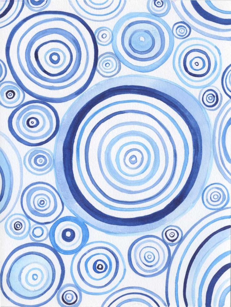 Mesmerized Blues 1 art print by Pam Varacek for $57.95 CAD