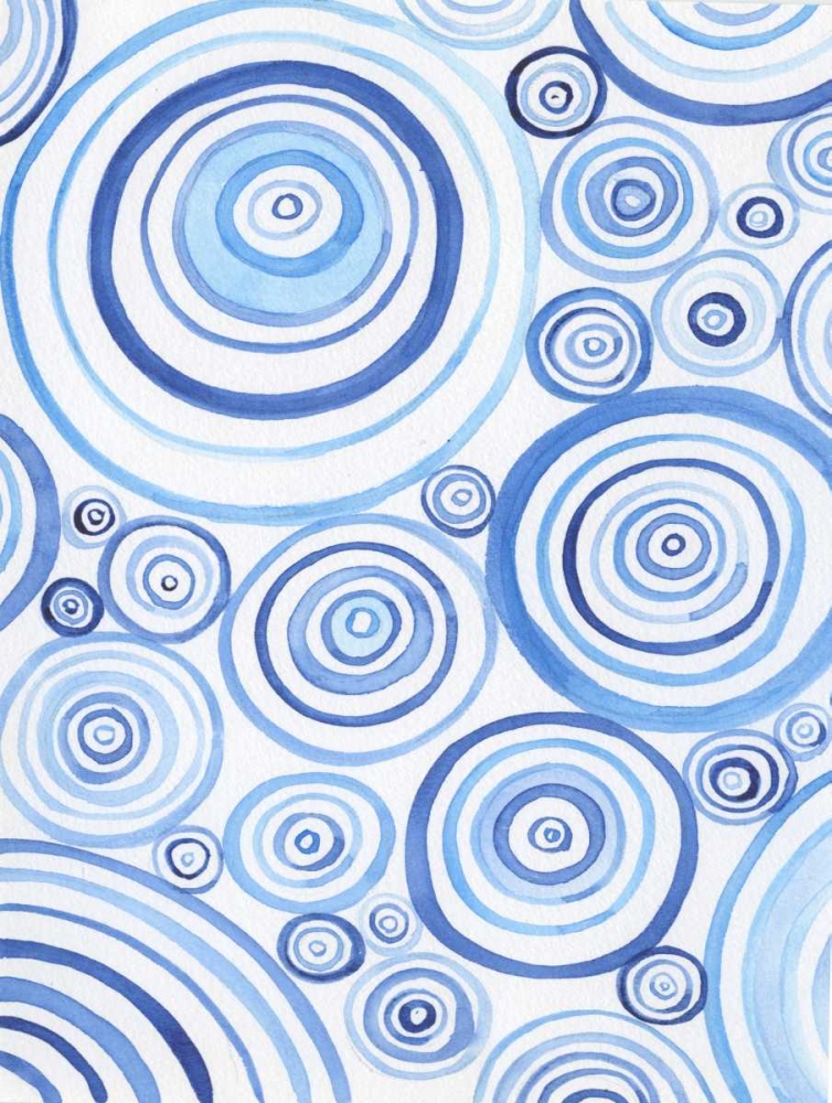 Mesmerized Blues 2 art print by Pam Varacek for $57.95 CAD