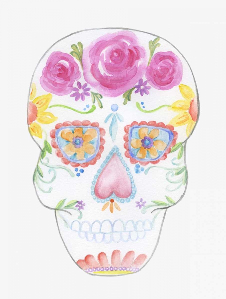 Calavera Dreaming art print by Pam Varacek for $57.95 CAD