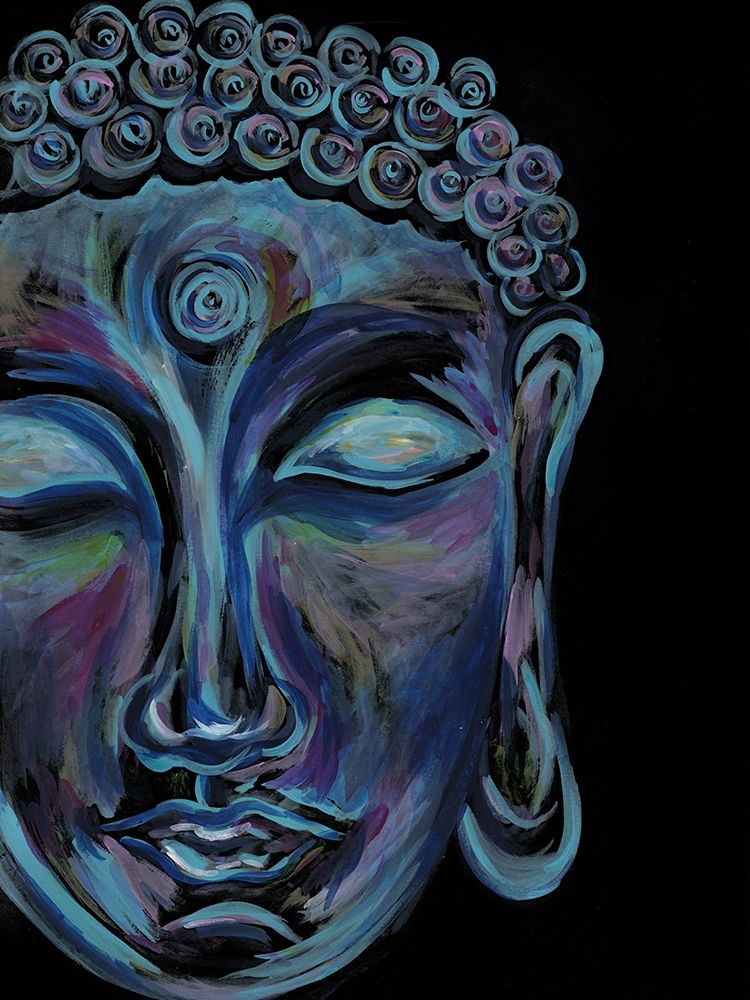 Colorful Buddha art print by Pam Varacek for $57.95 CAD