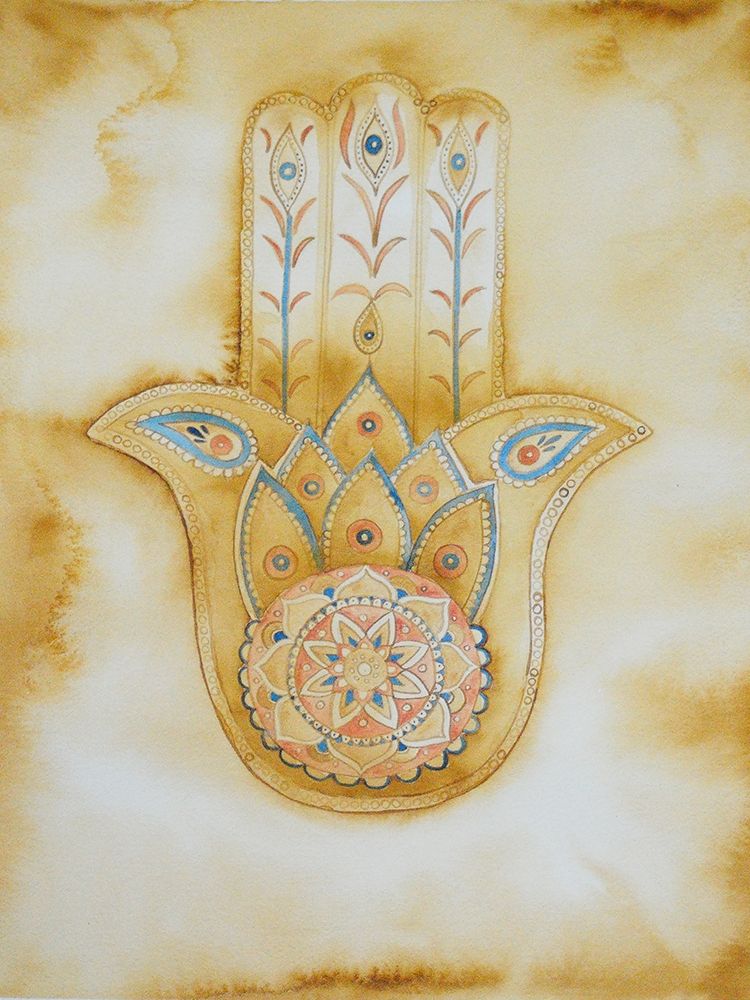 Natural Hamsa art print by Pam Varacek for $57.95 CAD