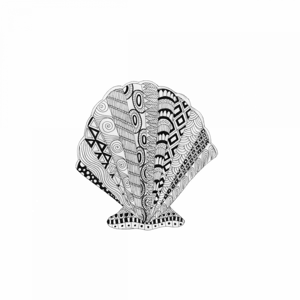 Decorated Scallop art print by Pam Varacek for $57.95 CAD