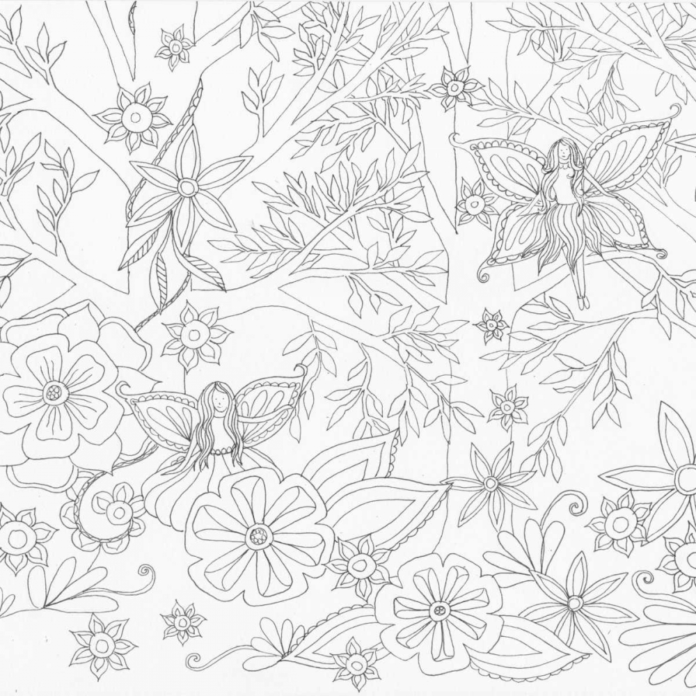 Fairy Floral 1 art print by Pam Varacek for $57.95 CAD