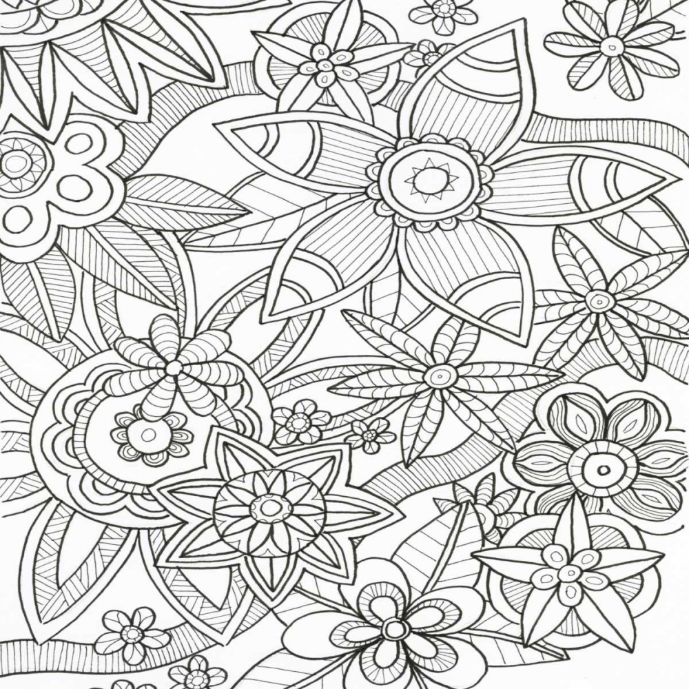 Intricate Flowers art print by Pam Varacek for $57.95 CAD