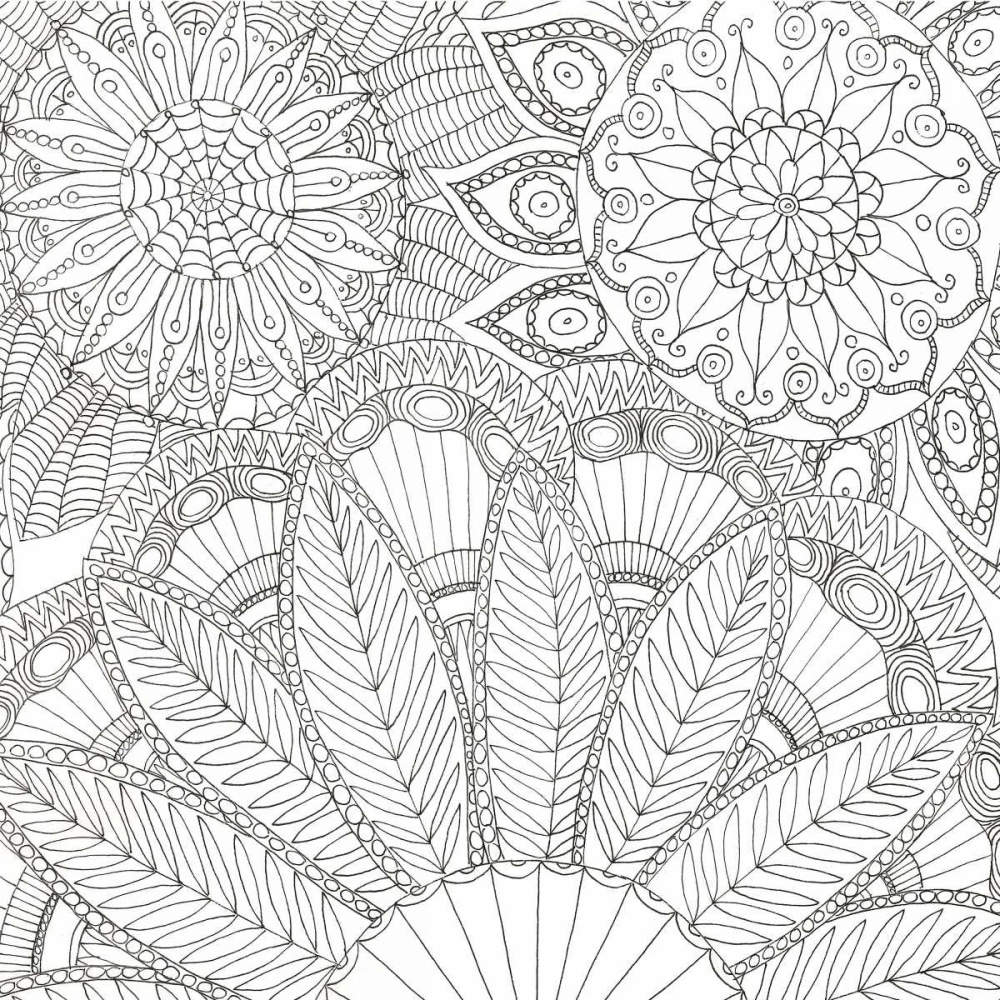 Jungle Flora 3 Less art print by Pam Varacek for $57.95 CAD