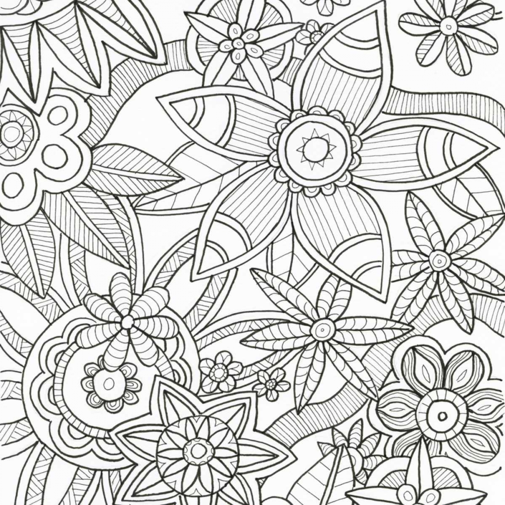 Intricate Flowers art print by Pam Varacek for $57.95 CAD