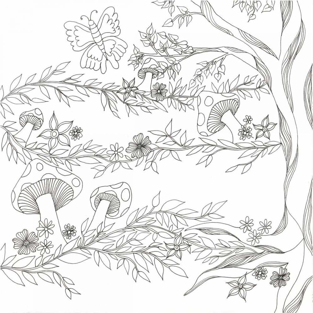 Mushroom Trees art print by Pam Varacek for $57.95 CAD
