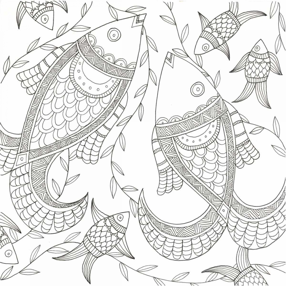 Fish In The Wild art print by Pam Varacek for $57.95 CAD