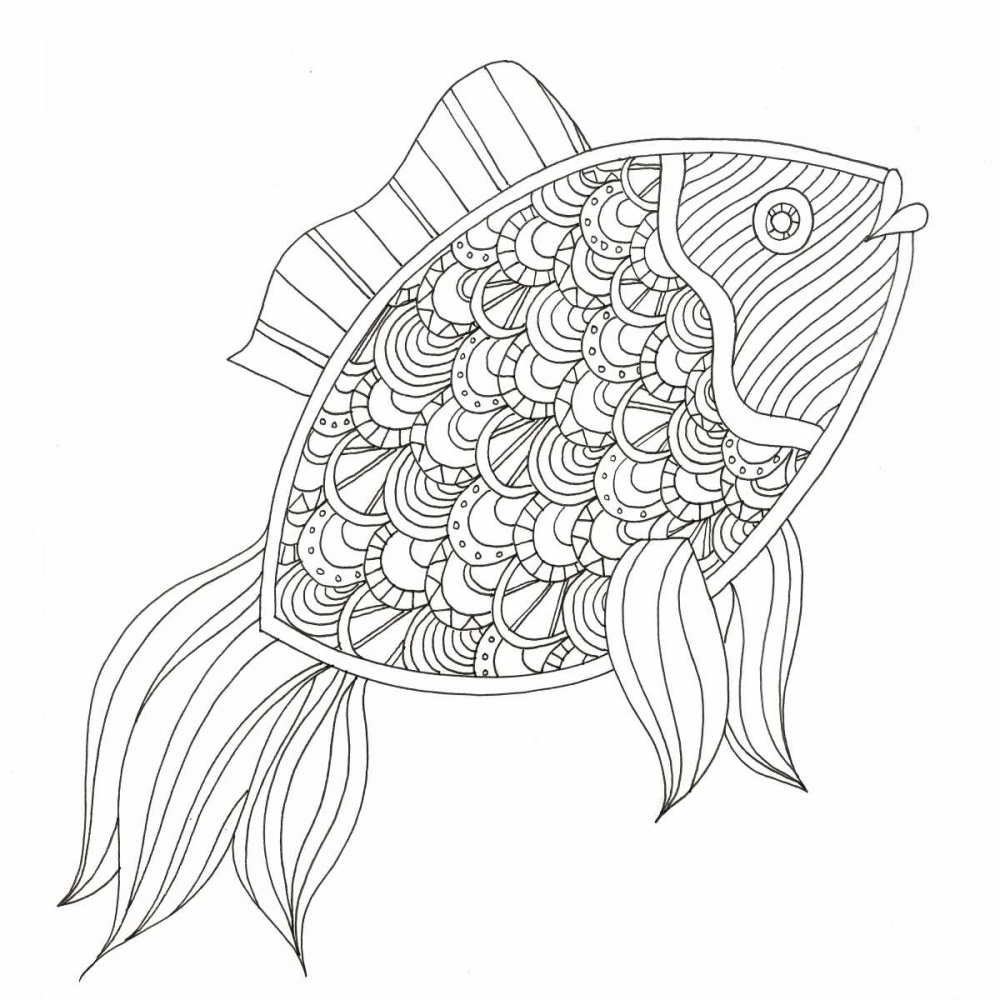 Lonely Fish art print by Pam Varacek for $57.95 CAD