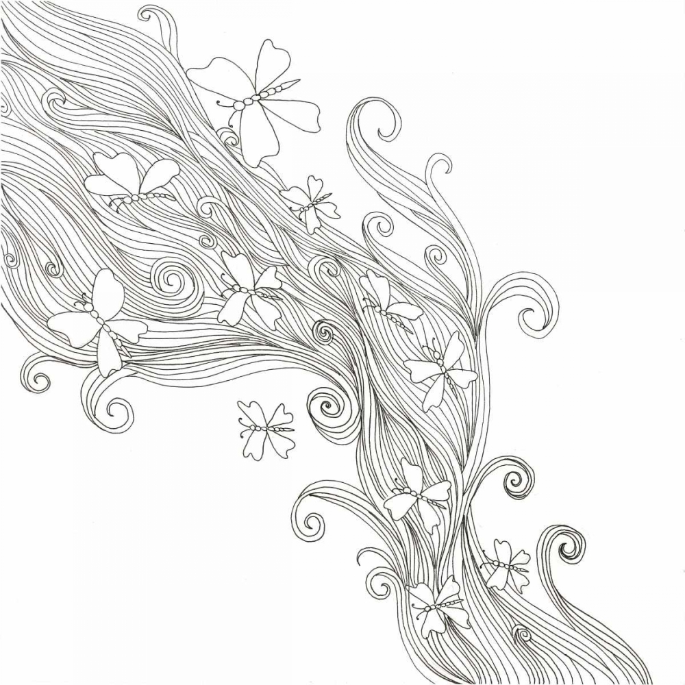 Butterflies In The Wind art print by Pam Varacek for $57.95 CAD
