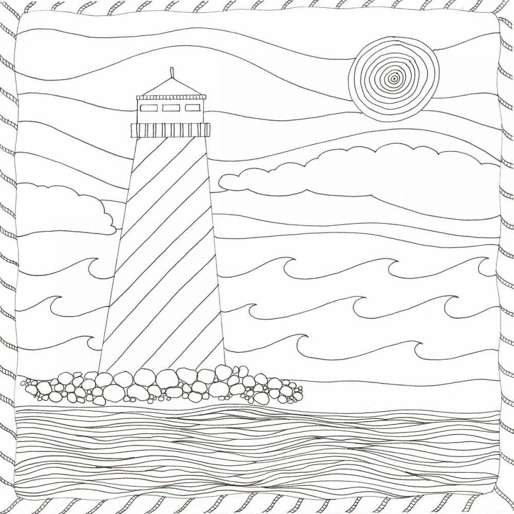 Lighthouse Majesty art print by Pam Varacek for $57.95 CAD
