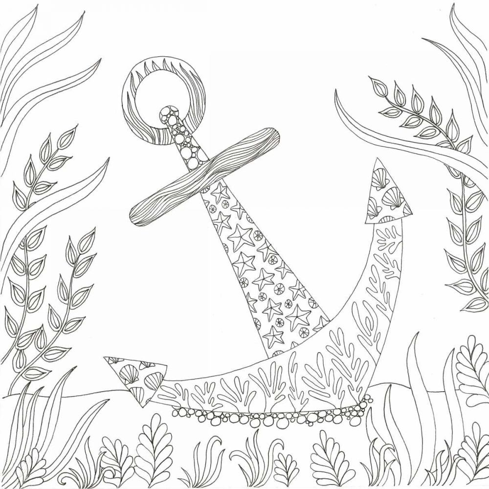 Anchored Bottom art print by Pam Varacek for $57.95 CAD