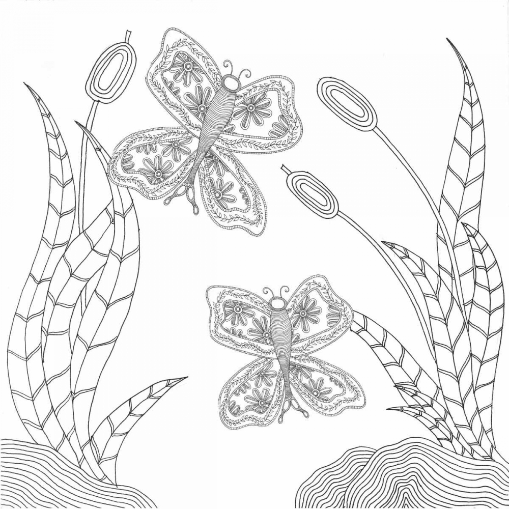 Butterfly Sky art print by Pam Varacek for $57.95 CAD