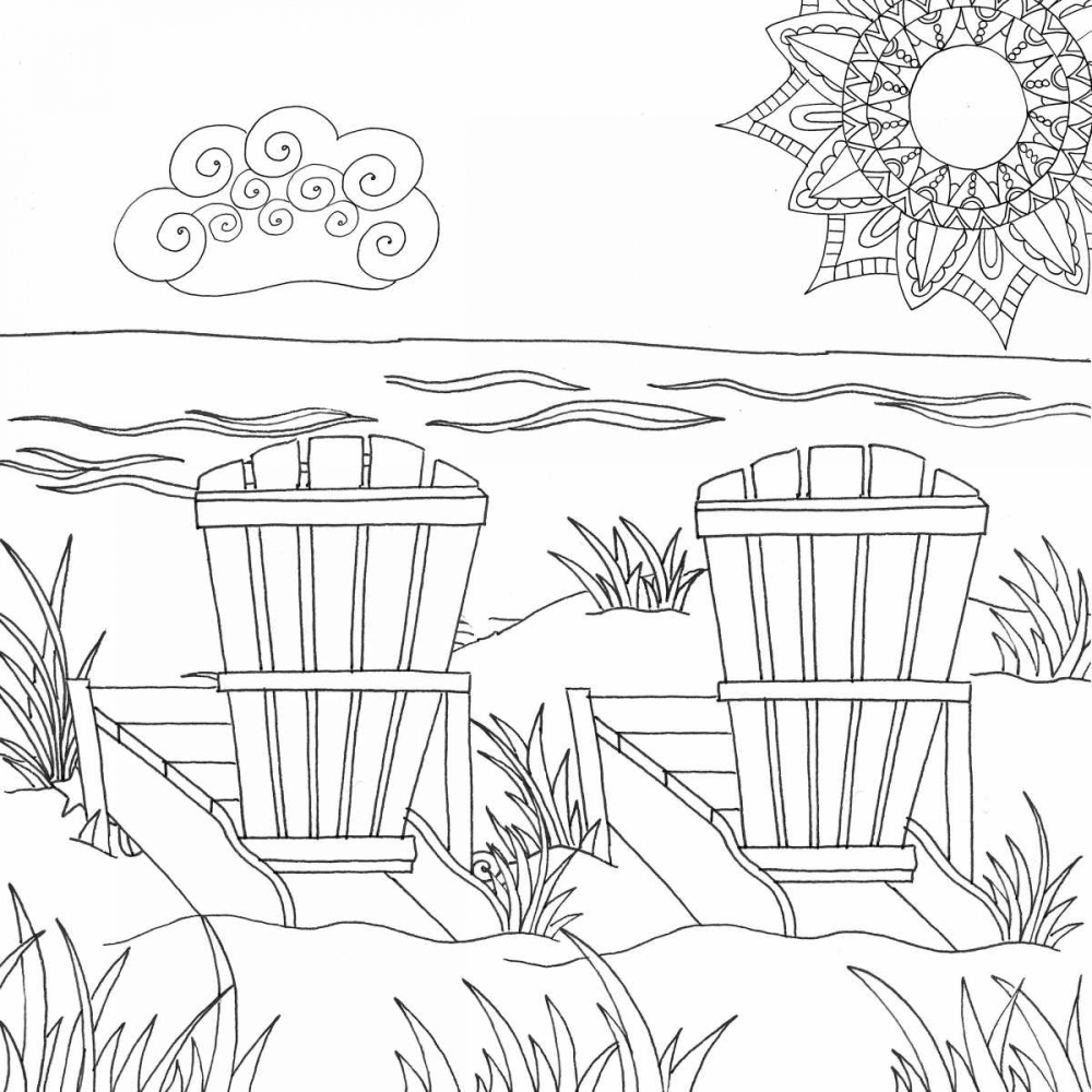 Beach Day art print by Pam Varacek for $57.95 CAD