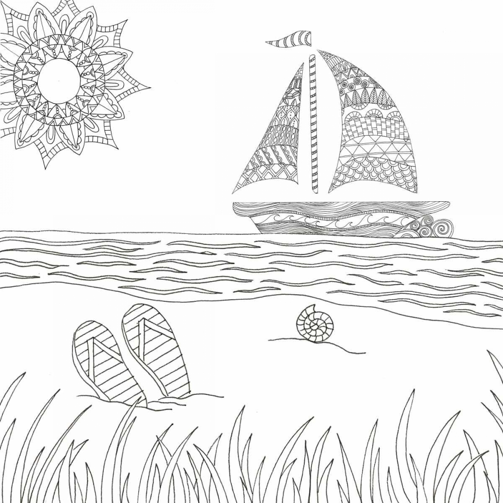 Summer Sailing art print by Pam Varacek for $57.95 CAD