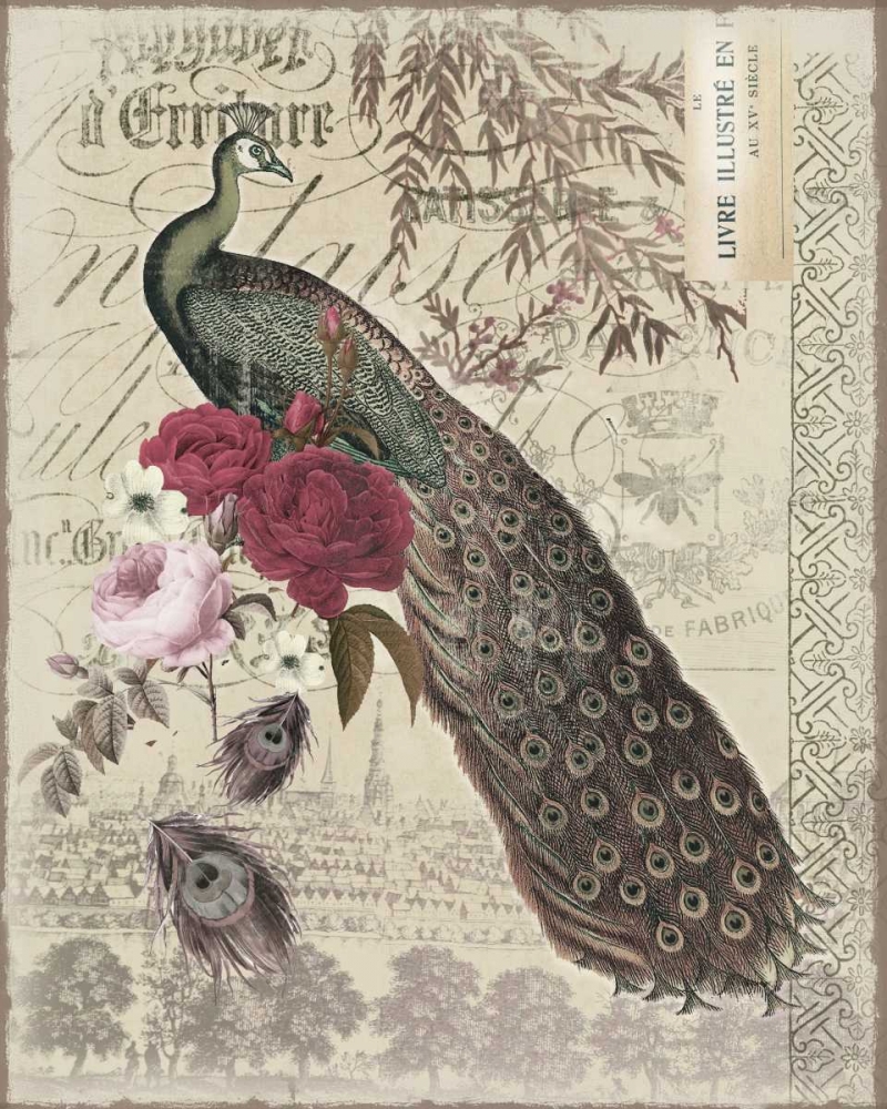 New Peacock 1 art print by Candace Allen for $57.95 CAD