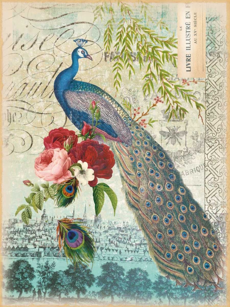 New Peacock 1 art print by Lula Bijoux and Company for $57.95 CAD