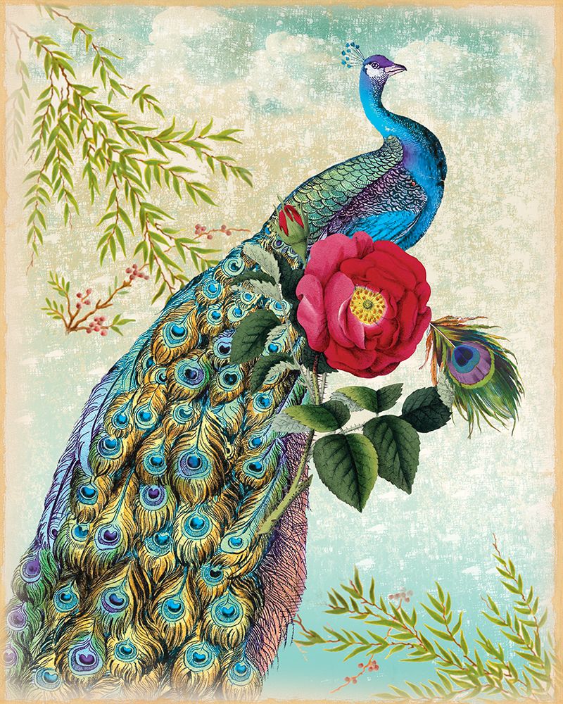 New Peacocks 2 art print by Lula Bijoux And Company for $57.95 CAD