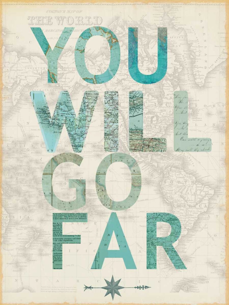 You will go far art print by Lula Bijoux and Company for $57.95 CAD