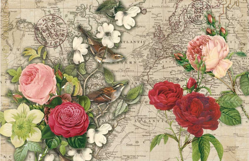 Atlas Bird Garden art print by Candace Allen for $57.95 CAD