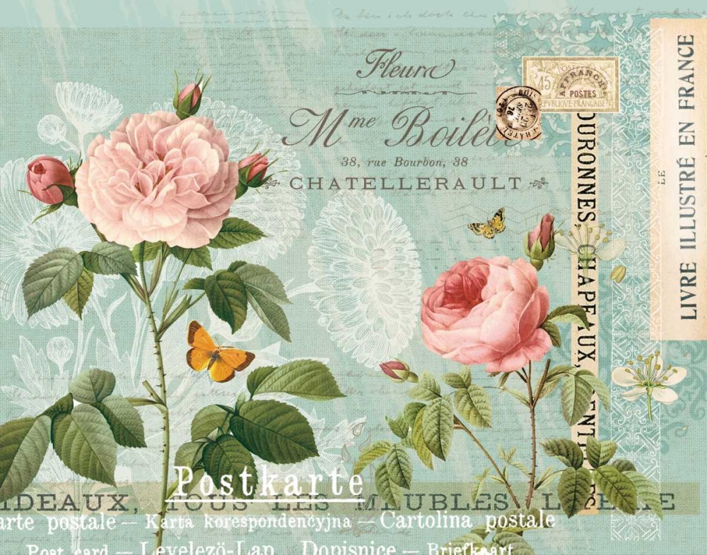 Garden Botanical Mint art print by Candace Allen for $57.95 CAD