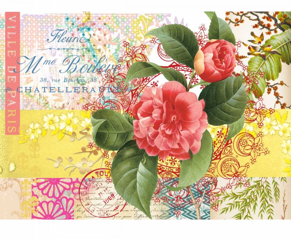 Boho Patchwork 2 art print by Lula Bijoux and Company for $57.95 CAD