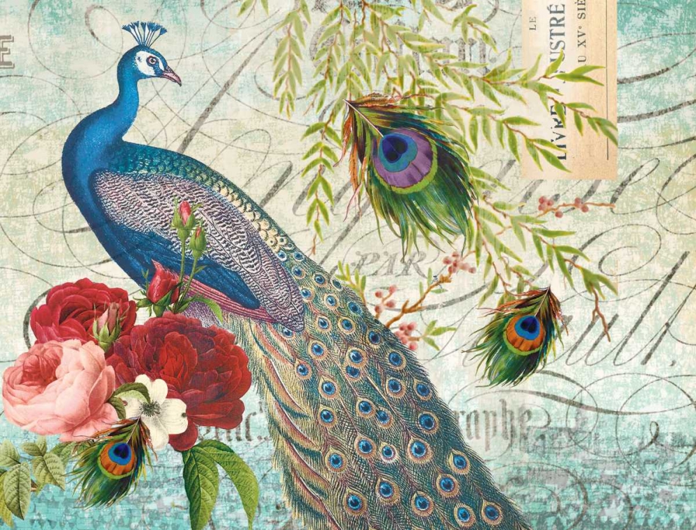 Peacock 110 art print by Lula Bijoux and Company for $57.95 CAD