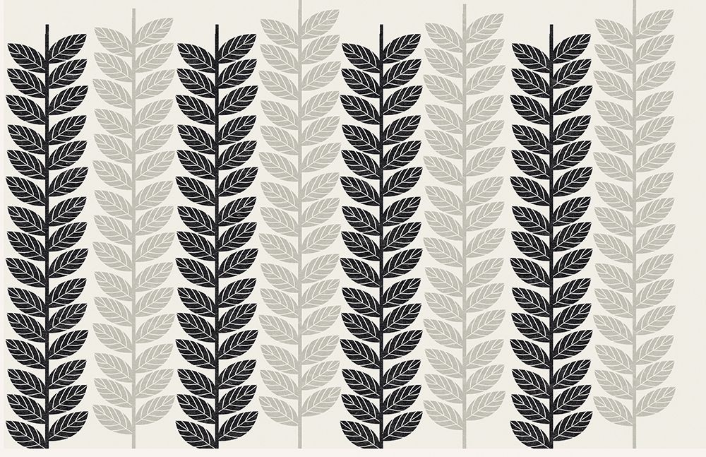 1613 Flora Noir Leaves art print by Candace Allen for $57.95 CAD
