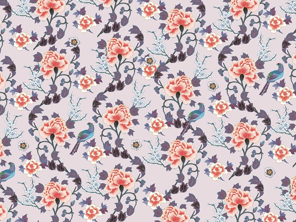 Kimono Quilt Floral 1 art print by Candace Allen for $57.95 CAD