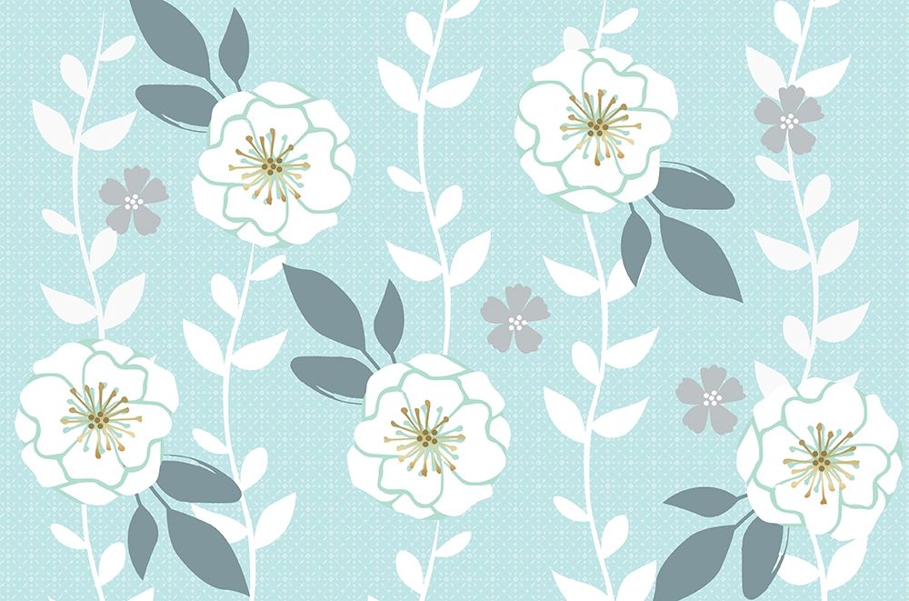 Folksy Floral Light art print by Candace Allen for $57.95 CAD