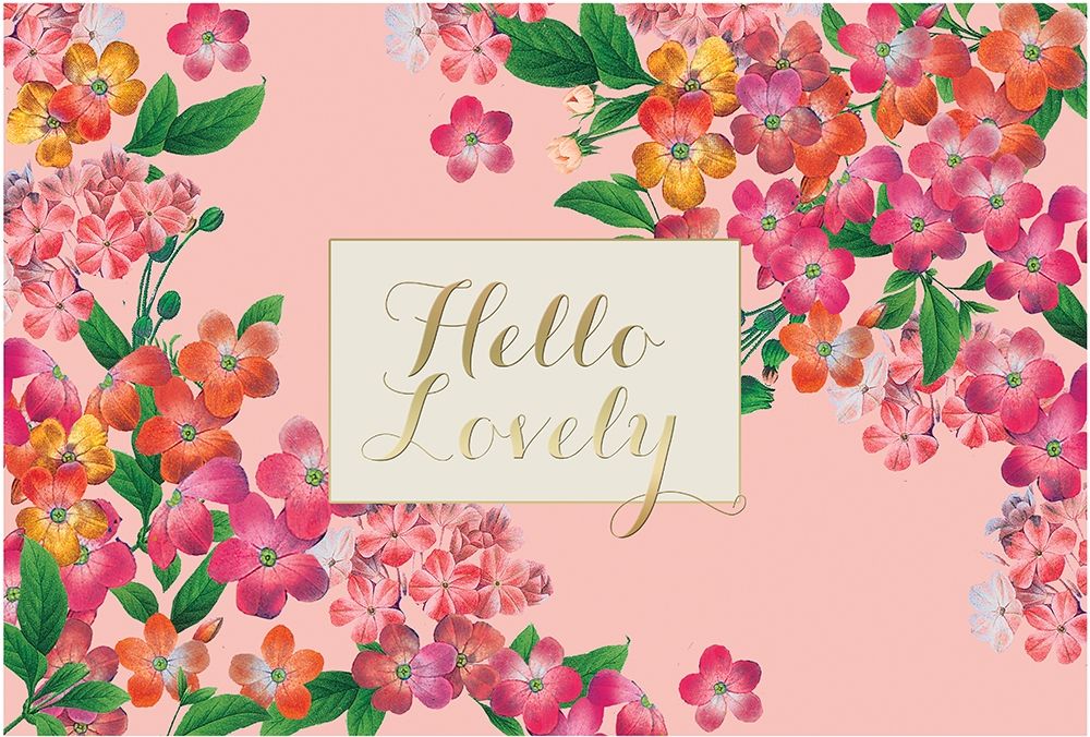 Pretty Floral on Pink art print by Candace Allen for $57.95 CAD