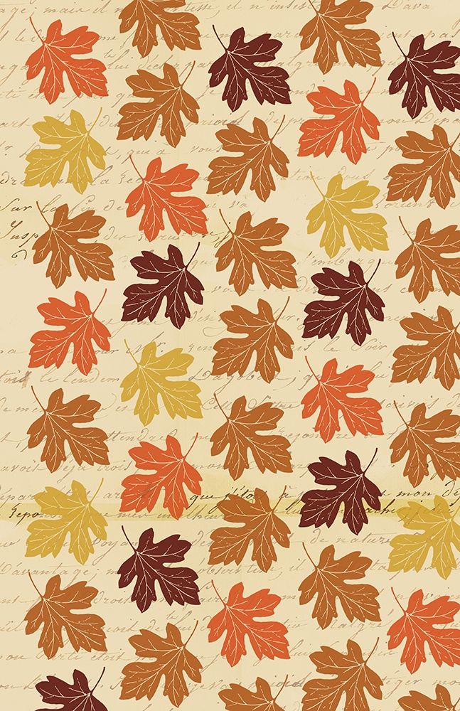 Welcome Fall Leaves Swirl 2 art print by Candace Allen for $57.95 CAD