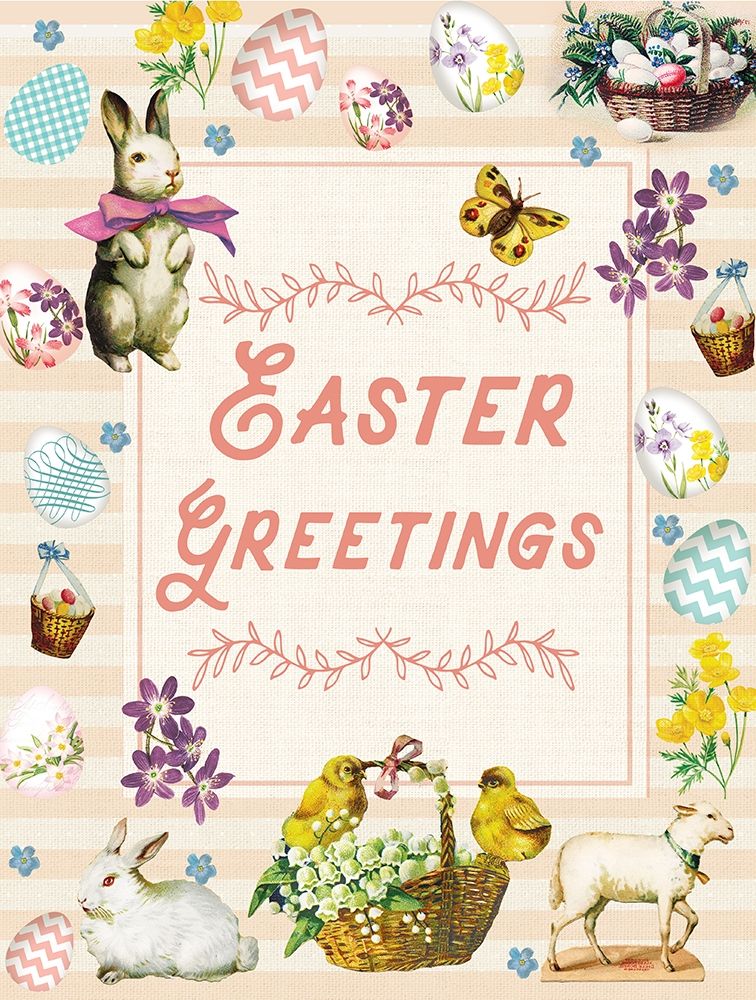 Easter Greetings Main art print by Lula Bijoux and Company for $57.95 CAD