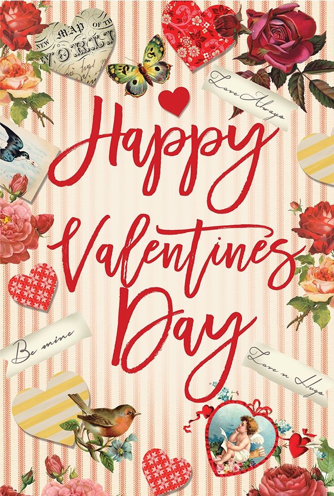 Valentine Flag 2 art print by Lula Bijoux and Company for $57.95 CAD