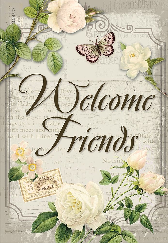 Welcome Friends art print by Lula Bijoux and Company for $57.95 CAD