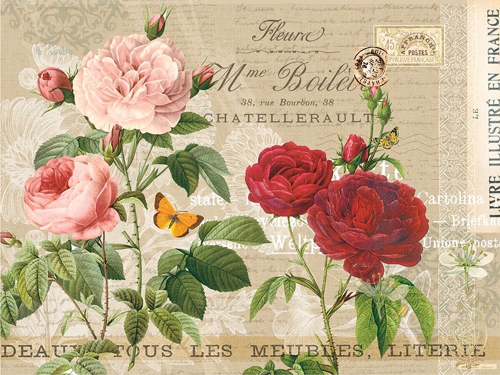 Garden Botanical Taupe art print by Lula Bijoux and Company for $57.95 CAD