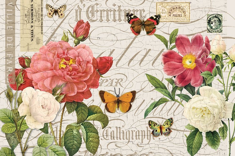 Floral Botanique art print by Lula Bijoux and Company for $57.95 CAD