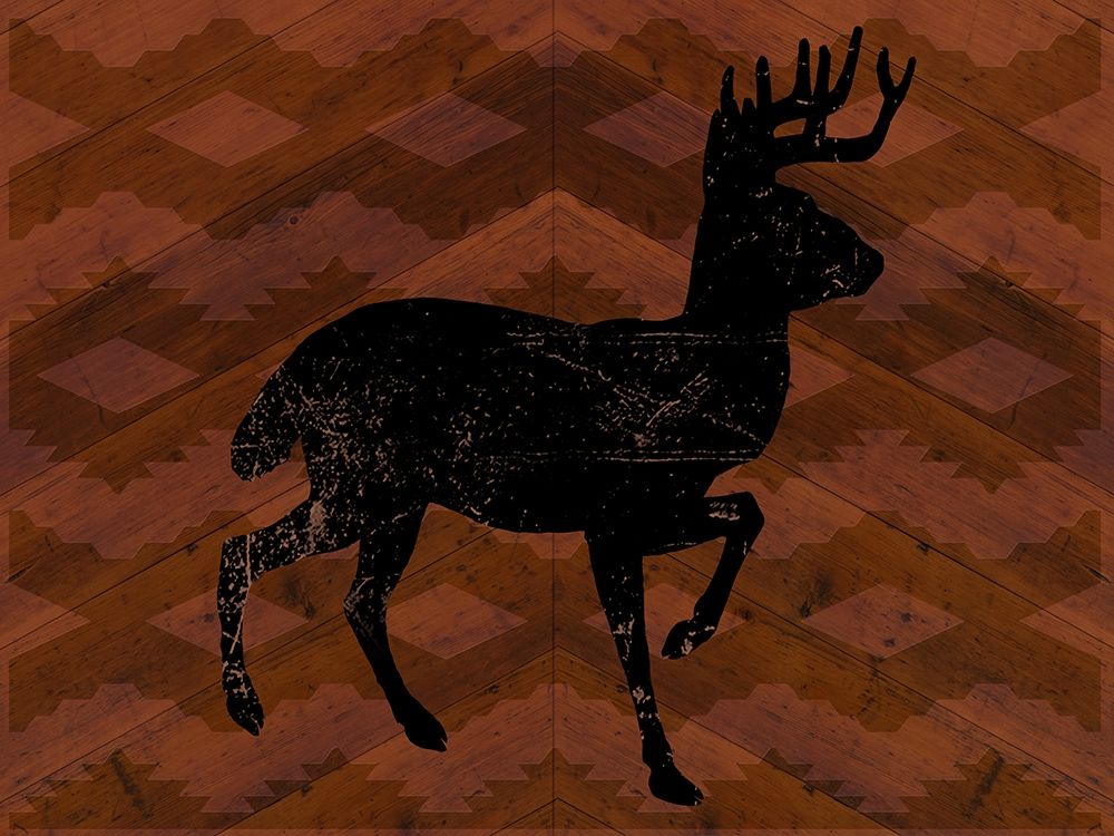 Cozy Cabin Deer art print by Lula Bijoux and Company for $57.95 CAD