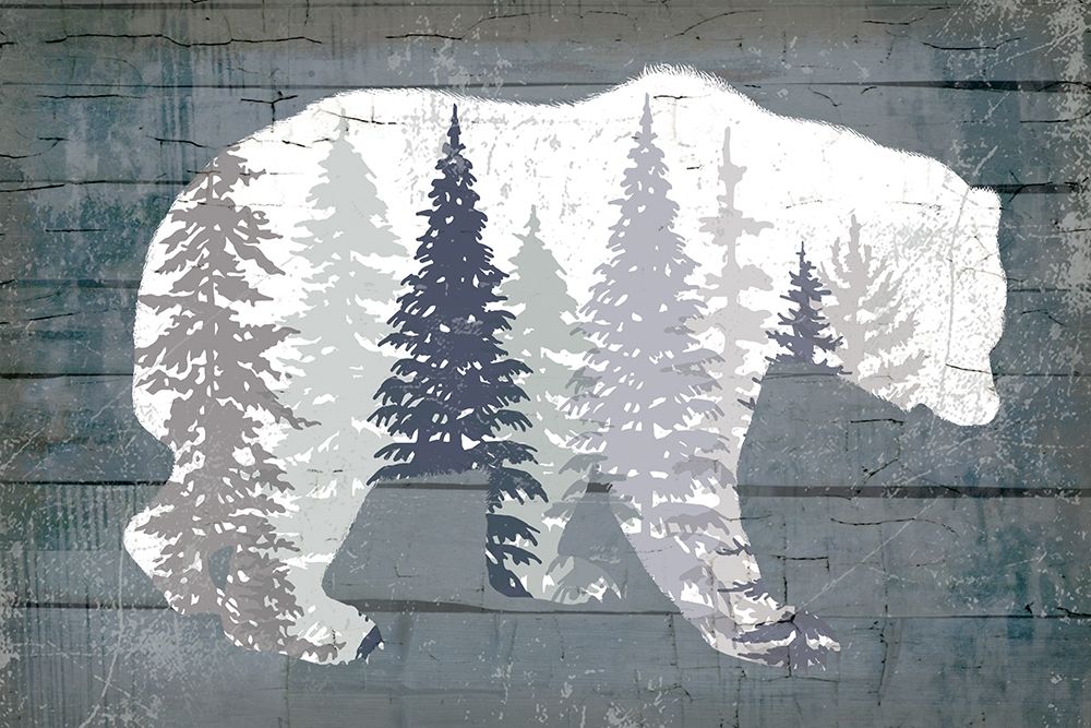 Dark Forest Bear art print by Lula Bijoux and Company for $57.95 CAD