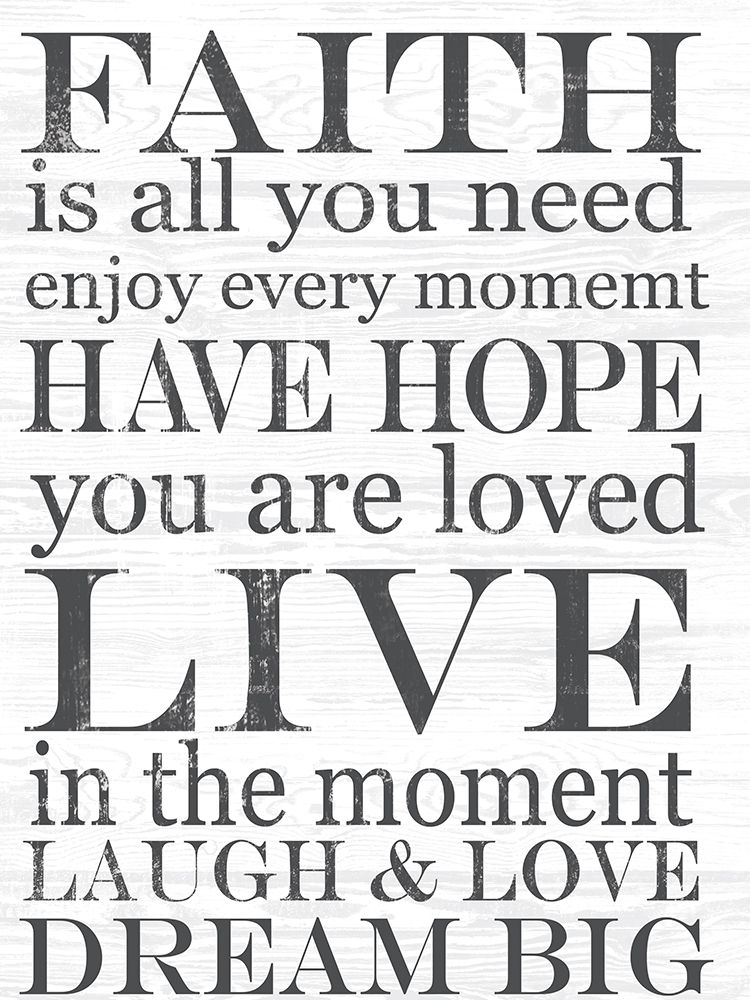 FAITH art print by Lula Bijoux and Company for $57.95 CAD