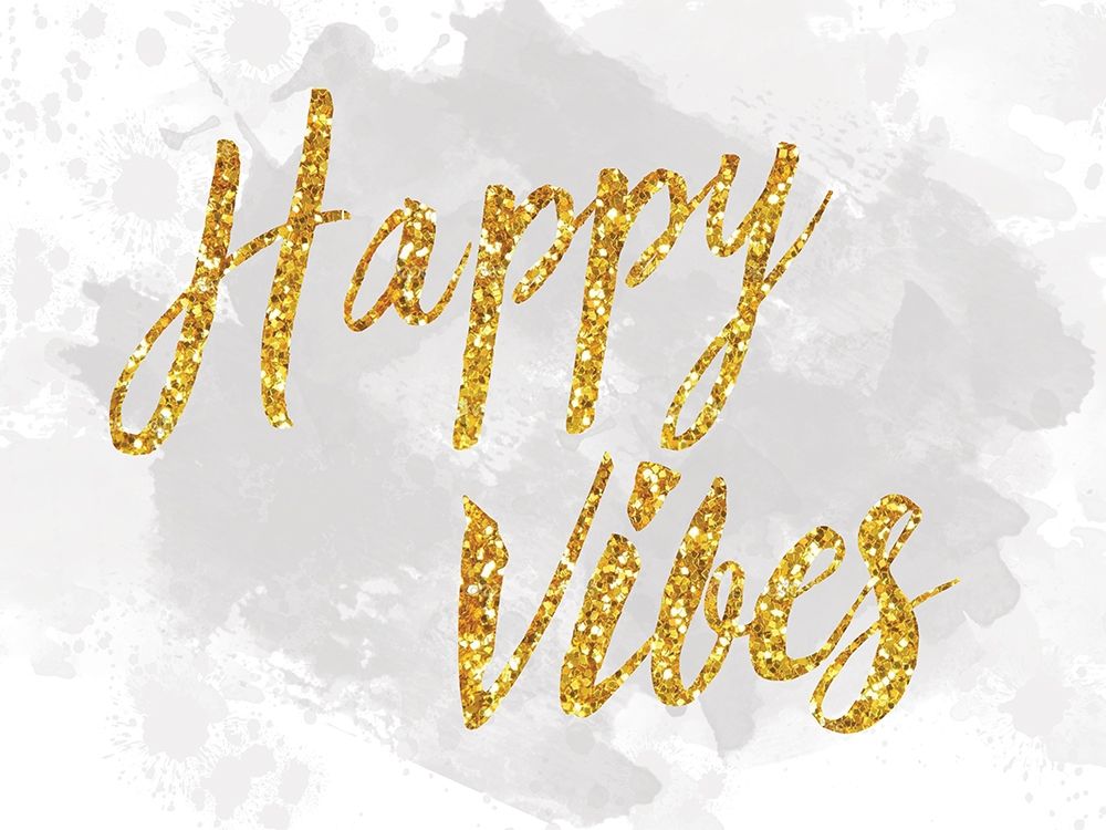 Happy Vibes art print by Lula Bijoux and Company for $57.95 CAD